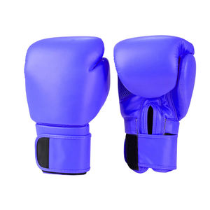 Nuevos Guantes de Boxeo Negros de Cuero Genuino Hechos a Medida al por Mayor para Entrenamiento de Kickboxing y MMA - Transpirables y Ligeros OEM - Product Image 1