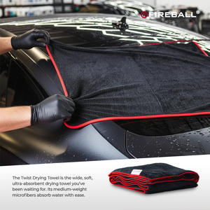 Toalla de Secado Fireball Twist (70*90 cm), Microfibra Ultra Absorbente, Paño de Secado para Auto que No Deja Rayas, Proporciona un Acabado sin Pelusas - Product Image 4