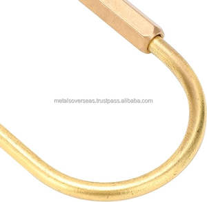 ห่วงคล้องกุญแจแบบหนีบสกรูทองเหลืองแบบหนา สำหรับจัดระเบียบกุญแจและใช้งานกลางแจ้ง - Product Image 3