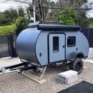 Dventure-Ready Modern Aluminum Mini Camper Travel Trailer-off Road Capable <b>Slide</b>-Out Kitchen 4 Person Capacity for Outdoor - Product Image 4