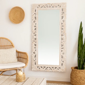 Contemporary Decorative <b>Mirror</b> for Modern Interiors Elegant Neutral Frame Styling with Premium Statement Beauty - Product Image 5