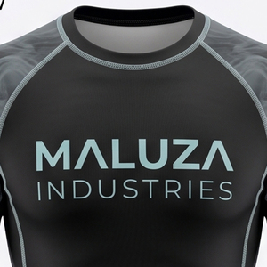 Unisex Custom Printed UPF 50+ Short Sleeve <b>Compression</b> Rash Guard Jersey 100% Cotton Breathable Eco-Friendly Outdoor Surfing Gym - Product Image 3
