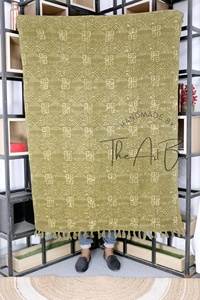 Manta de tiro de algodón tejido suave de estilo bohemio de calidad superior impresa a mano para la decoración del hogar y la habitación y el uso de viajes - Product Image 4