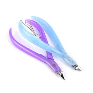 Ciseaux coupe-cuticules en acier inoxydable pour ongles et cuticules, avec manche doré, pour peaux mortes, pince de beauté - Product Image 6