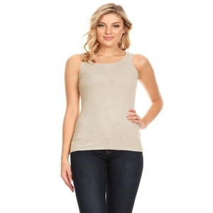 Wholesale Women's Sports Tank <b>Tops</b>-OEM Design Plus Size Gym Wear Sleeveless Seamless 100% Cotton Breathable Quick Dry - Product Image 1
