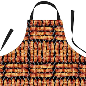 Wholesale Chef Kitchen Apron Adjustable Bib Cooking Workwear With Pockets Restaurant Hotel Food Service Kitchen Apron - Product Image 5