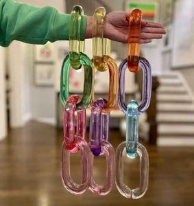 Chaîne décorative murale en résine, maillons de chaîne en résine, article décoratif de chambre très adorable, chaînes murales suspendues - Product Image 5