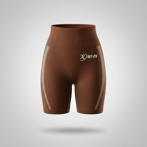 Shorts de sport pour femme, respirants, écologiques, séchage rapide, taille haute, effet push-up, sans coutures, pour yoga et fitness - Product Image 1