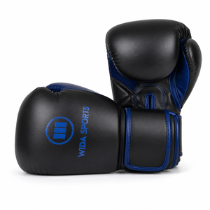 Custom Boxing <b>Gloves</b> PU Leather Training Sparring <b>Gloves</b> with Wrist Support Breathable Mesh Palm OEM Manufacturer - Product Image 1
