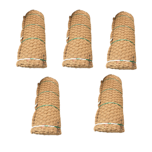 Alfombra de fibra de coco antideslizante para caminos de jardín, resistente, de 35 mm de grosor, tejida a mano, rollos de geotextil de fibra de coco natural. - Product Image 1