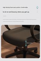 Chaise de bureau ergonomique moderne de haute qualité, réglable, pivotante, dossier haut, confortable, pour le bureau à domicile, style exécutif