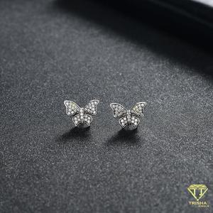 Luxury <b>Moissanite</b> Diamond <b>Earrings</b> 925 Sterling Silver Stud <b>Earrings</b> for Women Elegant Sparkling Gift - Product Image 3