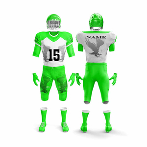 High Quality Sublimation Print American Football Uniform <b>100</b>% <b>Polyester</b> Breathable Uniforms for Teams & Clubs Cheap Price OEM - Product Image 3