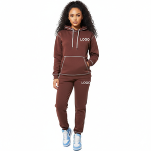 ชุดฮู้ดดี้ซิปปักลายปะแบบกำหนดเอง สีซีดจางสไตล์วินเทจ กางเกงวอร์มขาดๆ ชุดเซ็ตฮู้ดดี้สำหรับฤดูหนาว ชุดวอร์มมีฮู้ดสำหรับผู้ชาย - Product Image 1