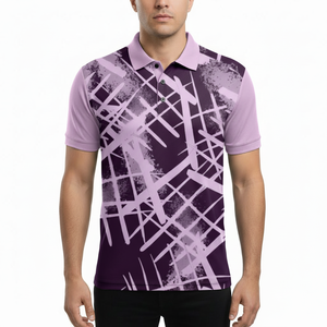 เสื้อโปโลผู้ชายคุณภาพสูงแบบกำหนดเอง แห้งเร็ว ผลิตจากโพลีเอสเตอร์ คอตั้ง ทรงโอเวอร์ไซส์ เสื้อยืดกีฬา - Product Image 2