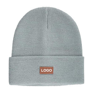 Gorro Unisex de Alta Calidad para Invierno, 100% Acrílico, Color Sólido, Diseño Personalizado, Ajustable, Ideal para Viajes - Product Image 2