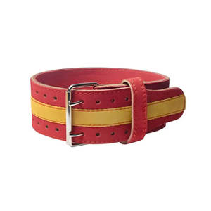 Cinturón de Levantamiento de Pesas de Doble Punta, Hecho a Mano, de Caucho Natural, de Alta Calidad, con Diseño/Color Personalizado, para Gimnasio - Product Image 1