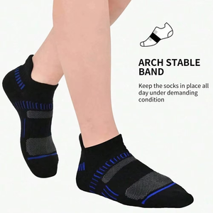 Ankle <b>Socks</b> <b>Men</b> Women Breathable Knitted Sport Low Cut Crew <b>Socks</b> <b>White</b> Black Gray Striped Pattern Summer Casual Wear - Product Image 6