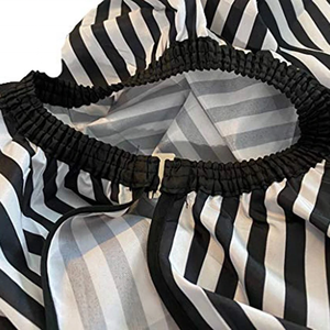 Mantella da barbiere abito da parrucchiere mantella da barbiere-mantella nera a figura intera impermeabile <span class=keywords><strong>Unisex</strong></span> professionale barbieri parrucchiere - Product Image 5