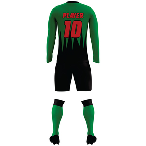 Tenue de football personnalisée moderne imprimée pour l'entraînement et les matchs, avec contrôle de l'humidité supérieur, légère, 100 % polyester - Product Image 2