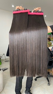 Extensiones de cabello humano vietnamita recto natural súper doble dibujado paquetes de longitud larga de un donante - Product Image 5