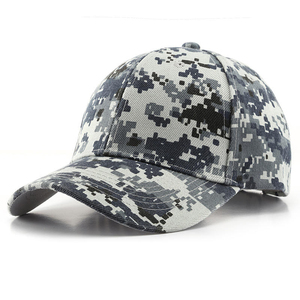 Gorra de Béisbol Unisex con Camuflaje Digital, 6 Paneles, Ajustable, Transpirable, de Poliéster, para Exteriores, Informal - Product Image 1