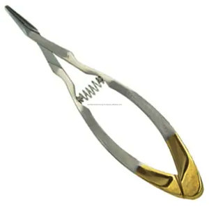 Porte-aiguille chirurgical en acier inoxydable avec verrouillage à cliquet pour chirurgie générale - Product Image 1
