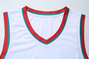 Ensembles d'uniformes de basket-ball rétro, maillots d'entraînement pour hommes à prix abordable, ensembles de maillots de basket-ball universitaires, uniformes personnalisables DIY - Product Image 3