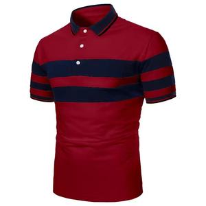 Chemise de golf décontractée à col roulé respirante pour homme, manches courtes, 100 % coton tricoté, coupe classique, logo personnalisé - Product Image 6