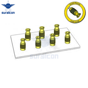 Adaptador de Transferencia de Fluidos de Precisión, Acero Inoxidable Reutilizable, Conector Luer Lock con Acabado Dorado, Longitud 3 cm / 1-1/4 pulgadas - Product Image 3