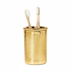 F&S EXPORT Hot Selling Handmade Toothbrush Holder Silver Metal Eco-Friendly Two-piece Multi-shape Rope Base Design Bathroom - Product Image 2