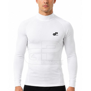 Lightweight Breathable Football <b>Compression</b> <b>Shirts</b> For Base Layer For Training Match Performance And Athletic Sports Use - Product Image 3