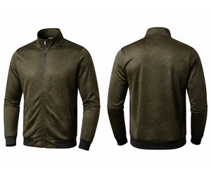 Veste à fermeture éclair intégrale en sublimation, design streetwear personnalisé, chaude, respirante, séchage rapide |   Tailles Hommes Femmes Jeunes |   Veste d'entraînement - Product Image 5
