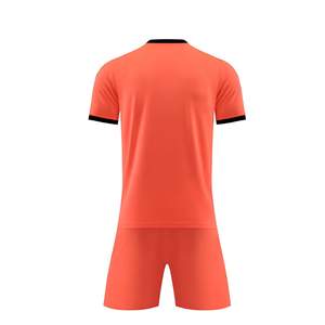 Tenues de football orange, maillots de football personnalisés, kits 100% polyester, impression numérique, vente en gros, fournisseur OEM, fabricant - Product Image 3