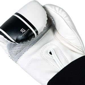 Gants de boxe en cuir de vachette avec logo personnalisé, gants d'entraînement professionnels pour le sparring, fermeture à lacets au poignet, 2026 - Product Image 4