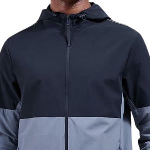 Active Technical Colour Block Windbreaker <b>Lightweight</b> Outdoor <b>Jacket</b> Breathable Water Resistant Sportswear Full Zip Custom - Product Image 3
