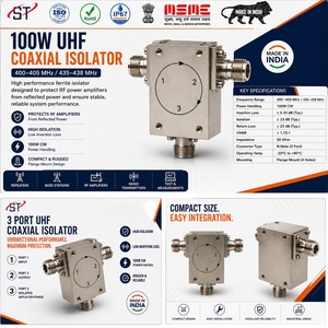 RF ตัวเชื่อมต่อ ST231145บ้าน100W UHF เป็นตัวแยกเฟอร์ไรต์ร่วมแกน n-F การเชื่อมต่อ400-405/435-438 MHz สำหรับ Repeater - Product Image 6