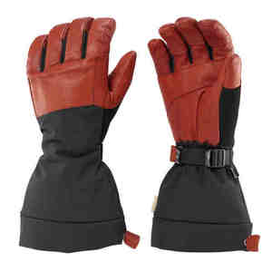 Gants de ski en cuir pour hommes et femmes, écologiques, compatibles avec les écrans tactiles, pour les sports d'hiver en plein air, avec sangle de poignet pour la sécurité, en provenance du Pakistan - Product Image 1