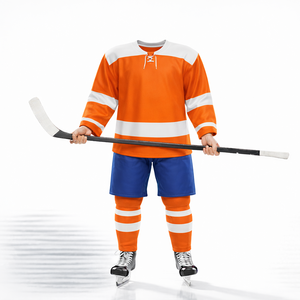 Tenue d'équipe de hockey professionnelle, ensemble de maillots de hockey sur glace personnalisés, vêtements de sport d'entraînement, tissu performant, design personnalisé - Product Image 1