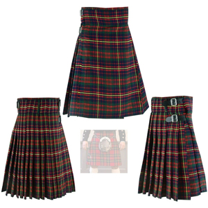 Kilt écossais pour homme en tartan MacGregor de 8 yards, fabriqué en tissu de laine acrylique, mélange durable coton/laine, kilt écossais personnalisable - Product Image 6