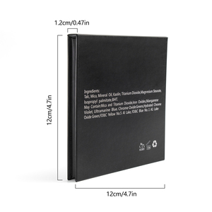 Palette de fards à paupières smoky 9 teintes, tons gris neutres mats et scintillants pour un maquillage des yeux polyvalent - Product Image 6