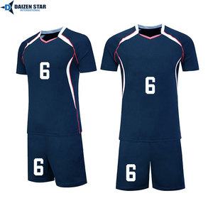 Professional Volleyball Uniform Custom Logo Jersey Set Breathable Polyester Sportswear - Product Image 2
