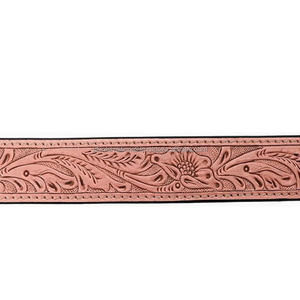 100% Customer Satisfaction Hand Carved Floral Embossed <b>Men's</b> Fashion Western <b>Leather</b> Tooling <b>Belt</b> & Accessories Removable Buckle - Product Image 3