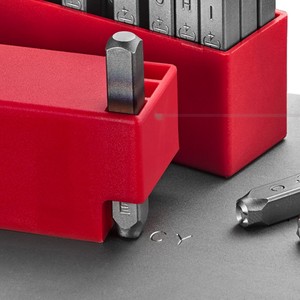 2mm 5/64 inch Steel Letter Punch Set A-Z 27pcs Cr-V 6150 HRC 58-62 for Aluminum Taiwan Factory OEM/ODM - Product Image 1