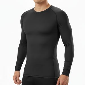 Hot Selling Custom Size Men's Long Sleeve Breathable Quick Dry Anti UV Rash Guard Swimwear <b>Shirt</b> Comfortable Fitness - Product Image 1