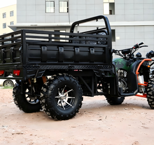 Nouveau 2026 Quad utilitaire 4x4 350cc 4 temps essence/diesel avec remorque de transport basculante hydraulique, transmission par arbre, automatique, capacité de charge 800 kg, pour usage agricole - Product Image 2