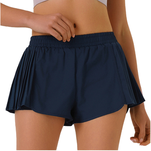 Pantalones Cortos de Yoga para Mujer, Sin Costuras, Color Sólido, de Alta Calidad, Spandex/Nylon, Secado Rápido, Elásticos en Cuatro Direcciones, para Entrenamiento en el Gimnasio, Éxito de Ventas, Llegada 2025 - Product Image 4