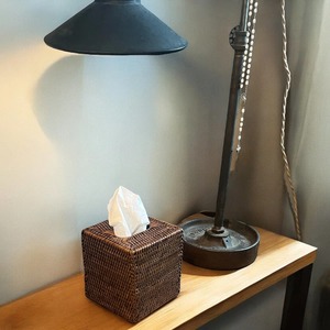 AWE Luxury Modern Square Tissue Box Cover <b>Black</b> Metal Eco-Friendly Free Standing Waterproof Durable Handmade Bathroom Accessory - Product Image 4