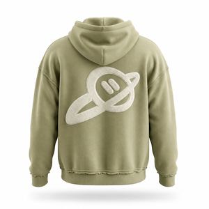 Wholesale New Stylish Custom Zip Up Hoodies For Men Drop Shoulder Zip Up With Logo Basics Cotton Blended Zip Up Hoodies Vendor - Product Image 2