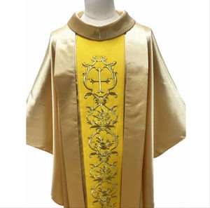 Casullas de Iglesia para Coros, Casullas de Sacerdote Hechas a Medida con Tela de Seda de Alta Calidad, Túnica, Capa, Casulla de Obispo, Casulla Doctoral para el Clérigo - Product Image 3